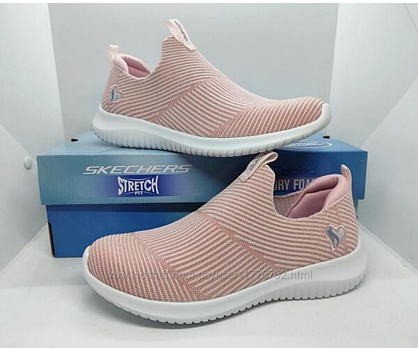 Стрейч слипоны кроссовки Skechers оригинал