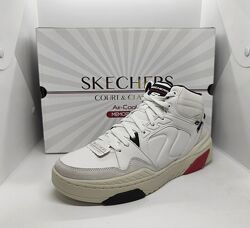 Кожаные ботинки кеды хайтопы Skechers оригинал