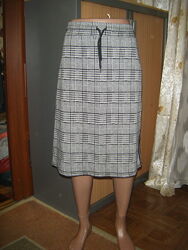 Юбка карандаш трикотажная, гусиная лапка, размер XХL - 54 - 20