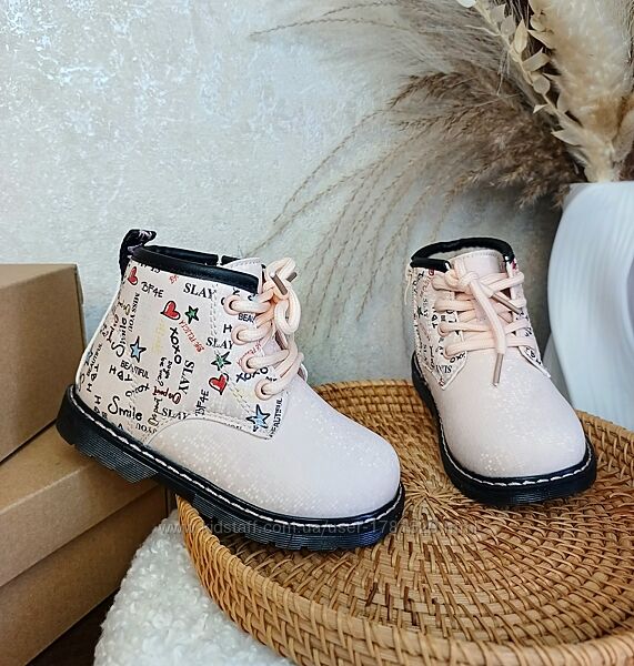 Дитячі зимові черевики для дівчинки 24