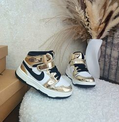 Дитячі хайтопи для дівчинки 26 27 28 золоті