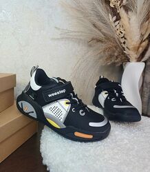 Дитячі кросівки Weestep для хлопчика 32 34 35 чорні