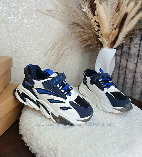 Дитячі кросівки Weestep для хлопчика 29 32 сині