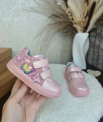 Дитячі кросівки кеди для дівчинки Clibee 21 рожеві