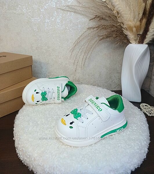 Дитячі кеди кросівки для дівчинки 23 24 25 білі