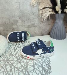 Дитячі кеди для хлопчика Weestep 21 23 24 25 26 кросівки сині