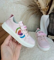 Дитячі кеди для дівчинки Weestep 26 рожеві кросівки