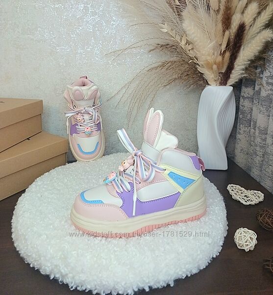 Дитячі хайтопи кросівки для дівчинки 28 31