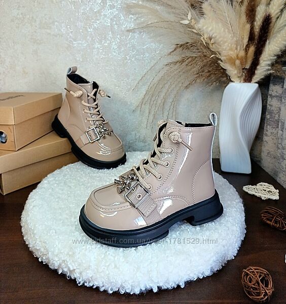 Дитячі демісезонні черевики для дівчинки 28 29