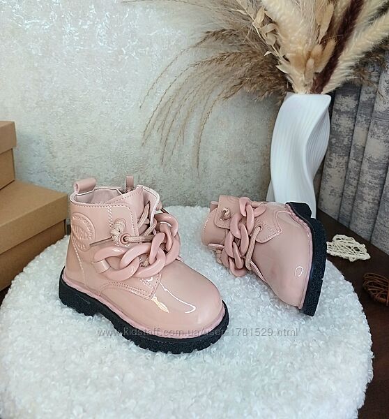 Дитячі демісезонні черевики для дівчинки 21 23 24 25