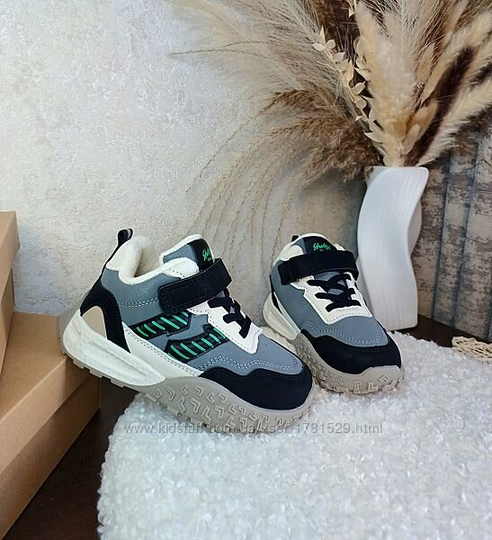 Дитячі демісезонні кросівки хайтопи черевики для хлопчика 29 32