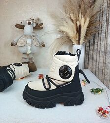 Дитячі зимові чоботи черевики для дівчинки 33 35