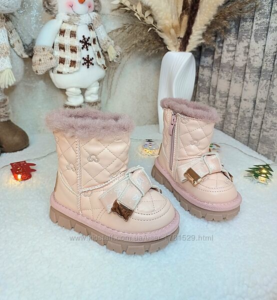 Дитячі зимові уггі чоботи для дівчинки 22 23 24