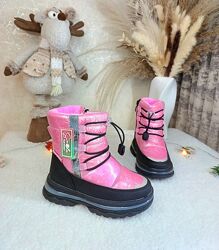 Дитячі зимові дутіки чоботи черевики для дівчинки Томм 26