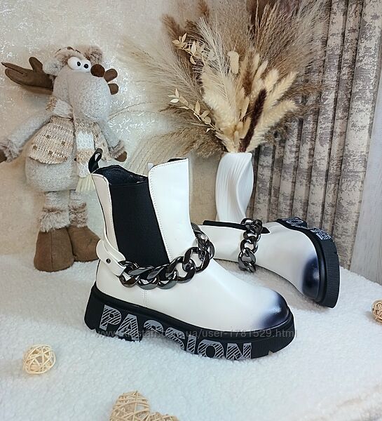 Дитячі зимові чоботи черевики для дівчинки 38