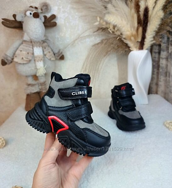 Дитячі зимові черевики чоботи для хлопчика 21 22