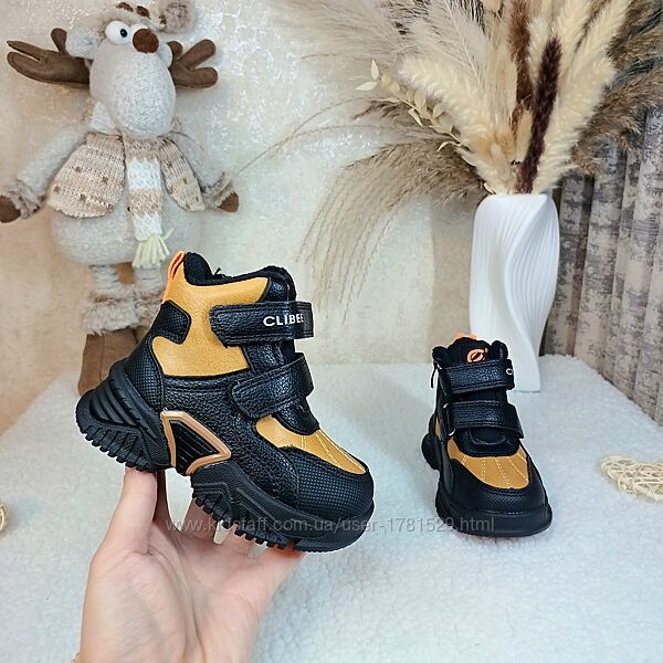 Дитячі зимові черевики чоботи для хлопчика 21