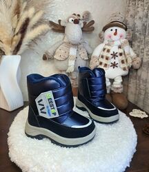 Дитячі зимові дутіки чоботи черевики Weestep 22 для хлопчика