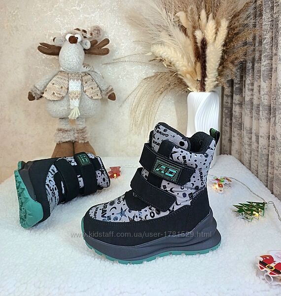 Дитячі зимові чоботи черевики Томм для дівчинки 28 29