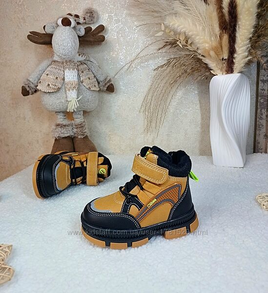 Дитячі зимові чоботи черевики Clibee для хлопчика 21