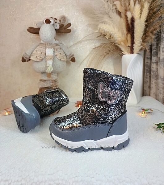 Дитячі зимові чоботи Томм для дівчинки 25 26 27