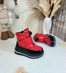Дитячі зимові черевики чоботи дутіки для дівчинки 25