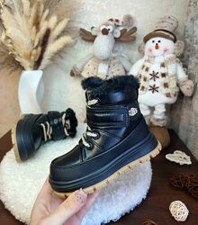 Дитячі зимові черевики чоботи Clibee 28 29 для дівчинки