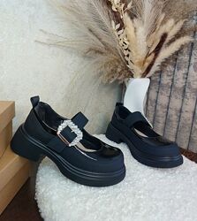 Дитячі шкільні туфлі для дівчинки 30 31 32 34 35