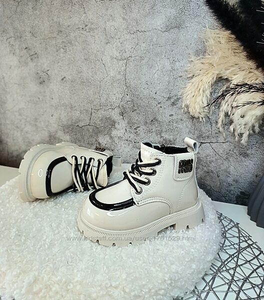 Дитячі демісезонні черевики для дівчинки 23 24 25 26 27