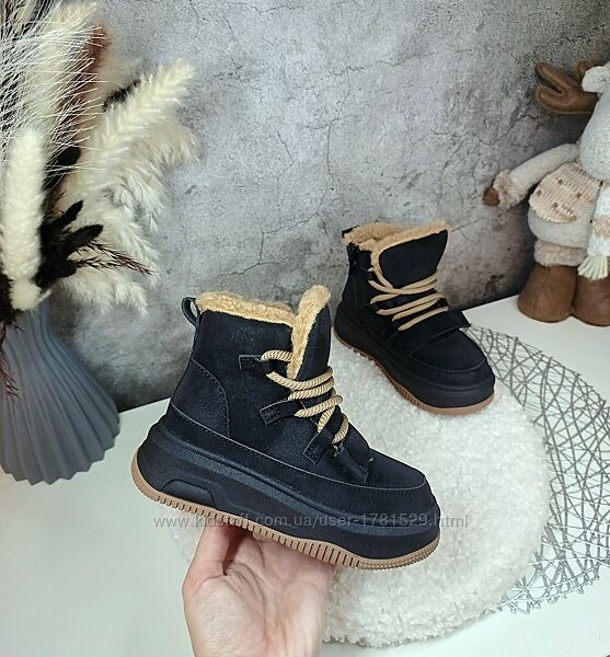Дитячі зимові чоботи черевики Clibee для дівчинки 28 32