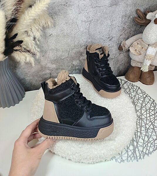 Дитячі зимові черевики чоботи для дівчинки 29 32