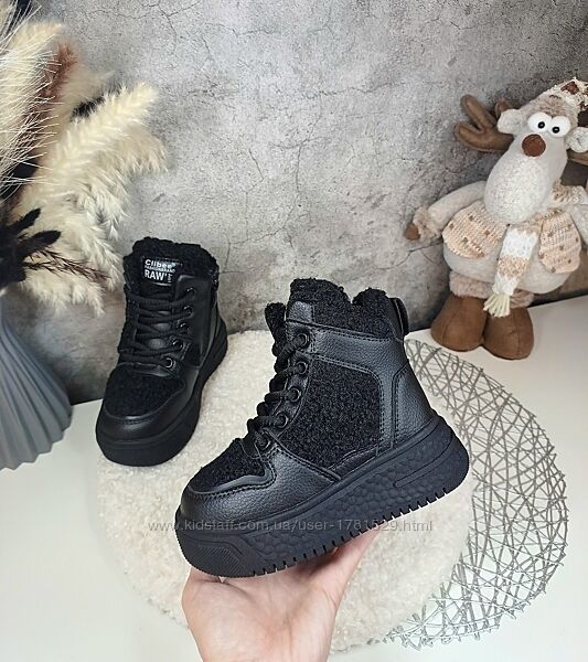 Дитячі зимові черевики чоботи для дівчинки 28 30