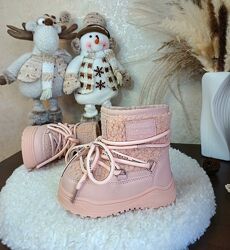 Дитячі зимові черевики чоботи луноходи для дівчинки 22 24 25 26 27