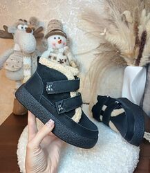 Дитячі зимові черевики чоботи для дівчинки 34