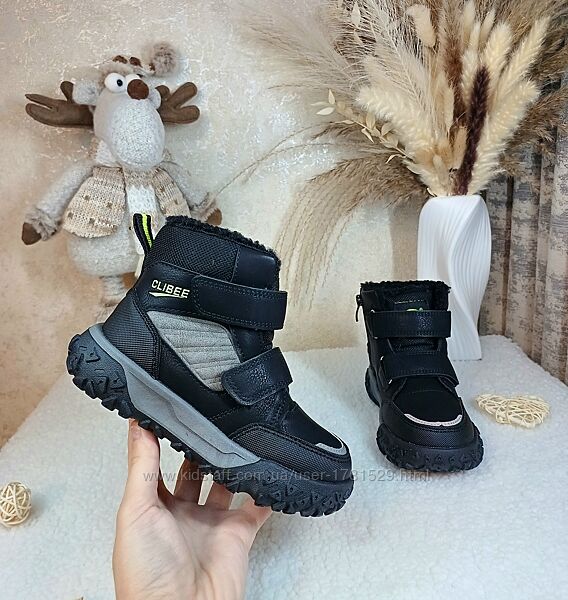 Дитячі зимові черевики чоботи для хлопчика 28 31 32