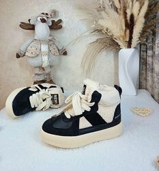 Дитячі зимові черевики чоботи хайтопи для хлопчика дівчинки 32 33 34 36 