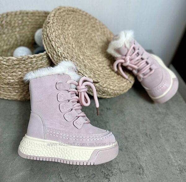 Дитячі зимові черевики чоботи для дівчинки 35 36 37 38