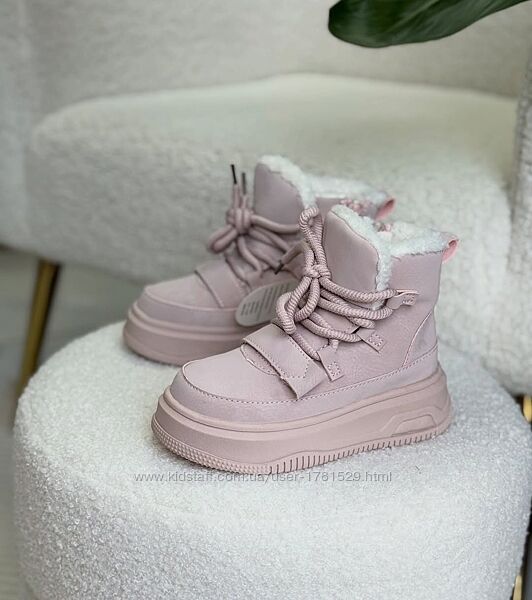 Дитячі зимові черевики чоботи для дівчинки 27