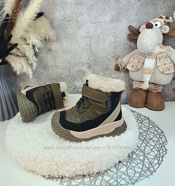 Дитячі зимові черевики чоботи для хлопчика 24 25 26 28