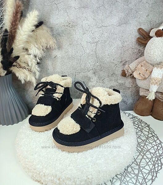 Дитячі зимові черевики чоботи для дівчинки 26 27 28 30 31 32
