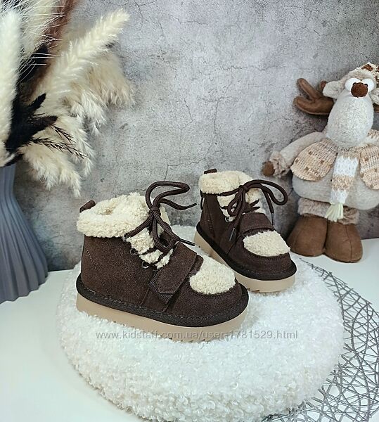 Дитячі зимові черевики чоботи для дівчинки 27 29 31 32 33