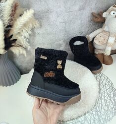 Дитячі зимові чоботи черевики для дівчинки 27 28 29 30 31 32