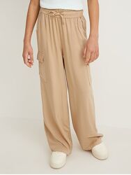 Мега круті стильні брюки карго широкі віскоза 