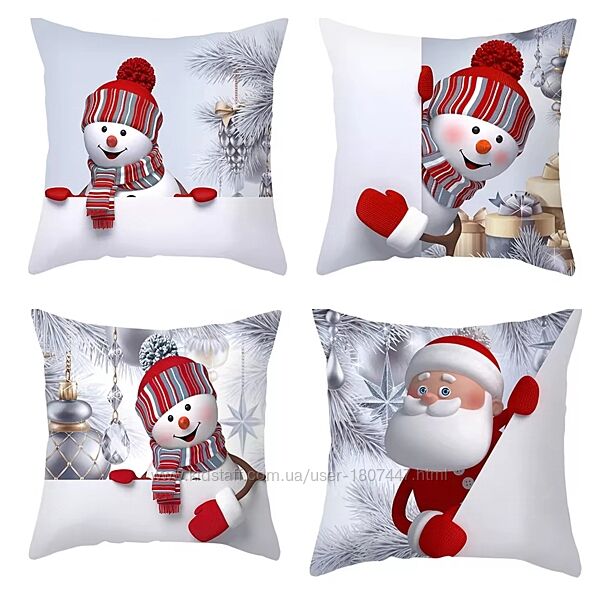 Наволочки новогодние декоративные