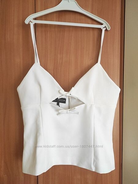 Топ Zara с бантиками