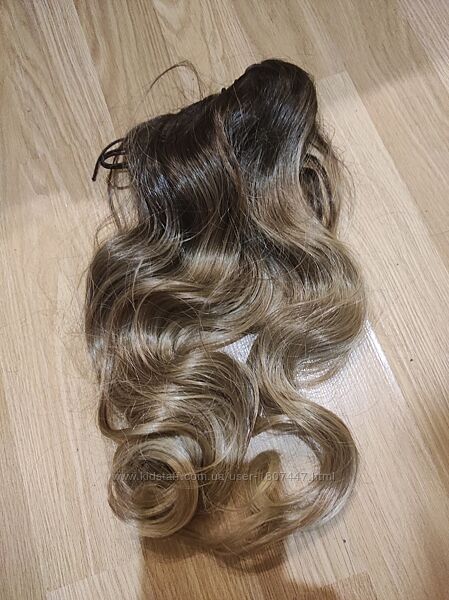 Хвост парик, искусственные волосы на заколке