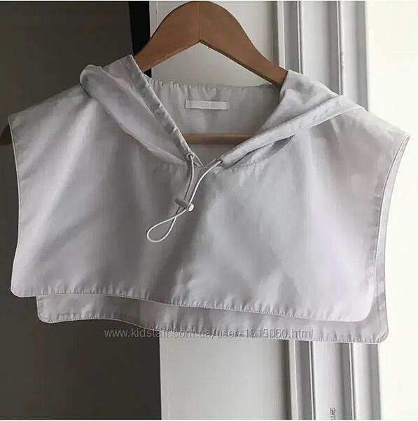 Cos манишка с капюшоном деми дождь ветер