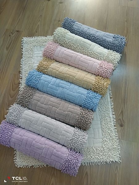Набор хлопковых турецких ковриков для ванной ТМ ZERON