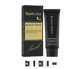 Farmstay black snail primer bb cream вв-крем з муцином чорного равлика spf5
