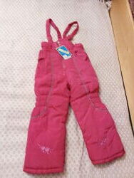 Зимний новый полукомбинезон, комбинезон, штаны для девочки, рост 98 см. 